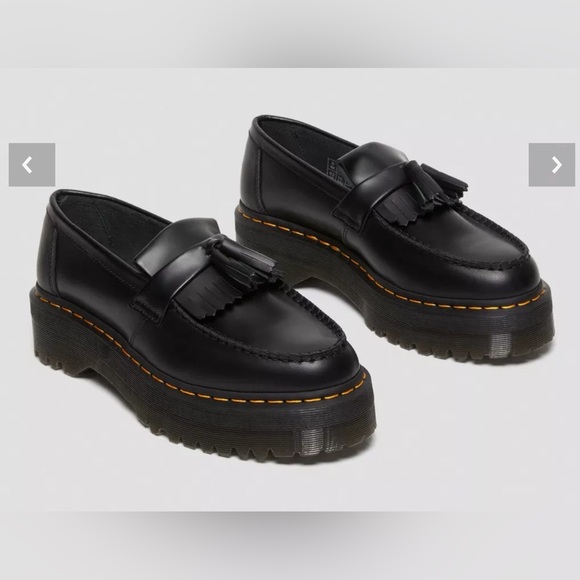 Dr. Martens Black Tassel Adrian Platform Loafers - Picture 10 of 10